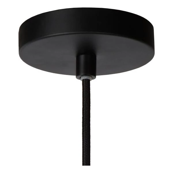 Lucide TYCHO - Lámpara colgante - Ø 25,5 cm - 6xG9 - Negro - detalle 1
